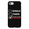 too busy playing fortnite White Logo iPhone 8