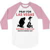 Pray for Las Vegas, Route 91 Harvest 2017 3/4 Sleeve Shirt