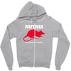 nutria its whats for dinner Zipper Hoodie