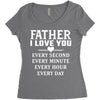 I Love You Father Women's Triblend Scoop T-shirt