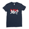 YOU WANT KISS ME Ladies Fitted T-Shirt