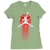 basketball jump Ladies Fitted T-Shirt