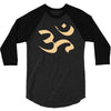 om zeichen indien buddhisten meditation religion yoga 3/4 Sleeve Shirt