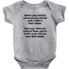 criticize Baby Bodysuit