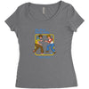 my first knife fight Women's Triblend Scoop T-shirt