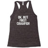 ok but first crawfish Racerback Tank