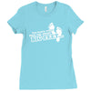 you know what they say about big feet Ladies Fitted T-Shirt