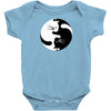 yin yang cat Baby Onesie