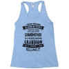 Super Cool Grandmother Of A Freaking Awesome Grandson Racerback Tank
