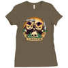 til death do us purr Ladies Fitted T-Shirt