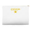 cccp retro,ussr,communist,russia,cold war,fun Accessory Pouches