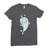 cute kawaii narwhals are cute Ladies Fitted T-Shirt