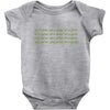 i am a ganius Baby Bodysuit