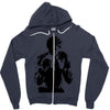 rocky balboa Zipper Hoodie
