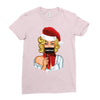 pop art christmas Ladies Fitted T-Shirt