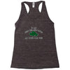 my bass look fat Racerback Tank