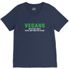 Vegans We're Not Crazy We're Just From The Future White V-Neck Tee