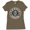 time travel coffee Ladies Fitted T-Shirt