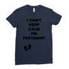 I Can't Keep Calm I'm Pregnant Ladies Fitted T-Shirt