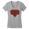 super mom 2 Women's V-Neck T-Shirt