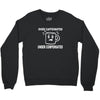 over caffeine Crewneck Sweatshirt