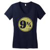 nine and three quarters Women's V-Neck T-Shirt