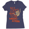 ocean is the only medication Ladies Fitted T-Shirt