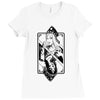 card girl deat game Ladies Fitted T-Shirt