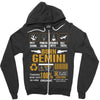 Born Gemini  Multitasking Problem Solving Tees Zipper Hoodie