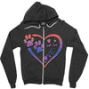 perfect dog love Zipper Hoodie