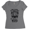 Life After Death Mess With My Wife Women's Triblend Scoop T-shirt
