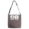 my girl your girl funny Adjustable Strap Totes
