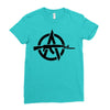 gun logo Ladies Fitted T-Shirt
