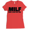 herren lustiges Ladies Fitted T-Shirt