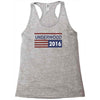 underwood 2016 flag house of cards Racerback Tank