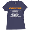 November Girl Hated By Many Ladies Fitted T-Shirt