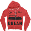 living the minivan dream Zipper Hoodie