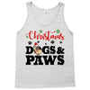 christmas dogs and paws Tank Top