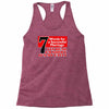 funny  7 words for marriage, ideal gift, birthday present Racerback Tank