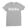 baby boy w Ladies Fitted T-Shirt