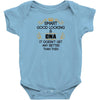 smart good looking cna doesnt get better than this Baby Onesie