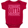 straight outta preschool Baby Bodysuit