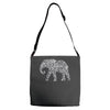 elephant filled pattern cool Adjustable Strap Totes