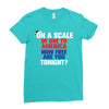 on a scale of one to america how free are you tonight Ladies Fitted T-Shirt
