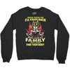 mess with me i'll fight back Crewneck Sweatshirt