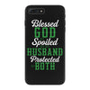 blessed god by spoiled by my husband protected by both iPhone 7 Plus Case