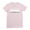 bone for president Ladies Fitted T-Shirt