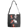 red fusion Adjustable Strap Totes