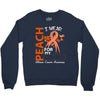 wear peach for  my [you can write any name] Crewneck Sweatshirt