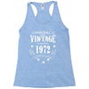 original parts vintage established 1972 perfectly aged Racerback Tank